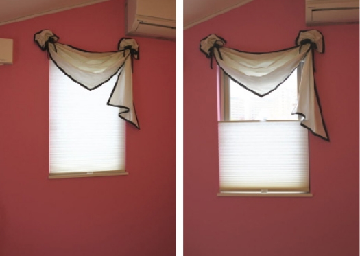 キッズルームの小窓