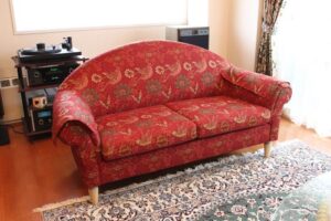 ウイリアムモリスで蘇ったソファ