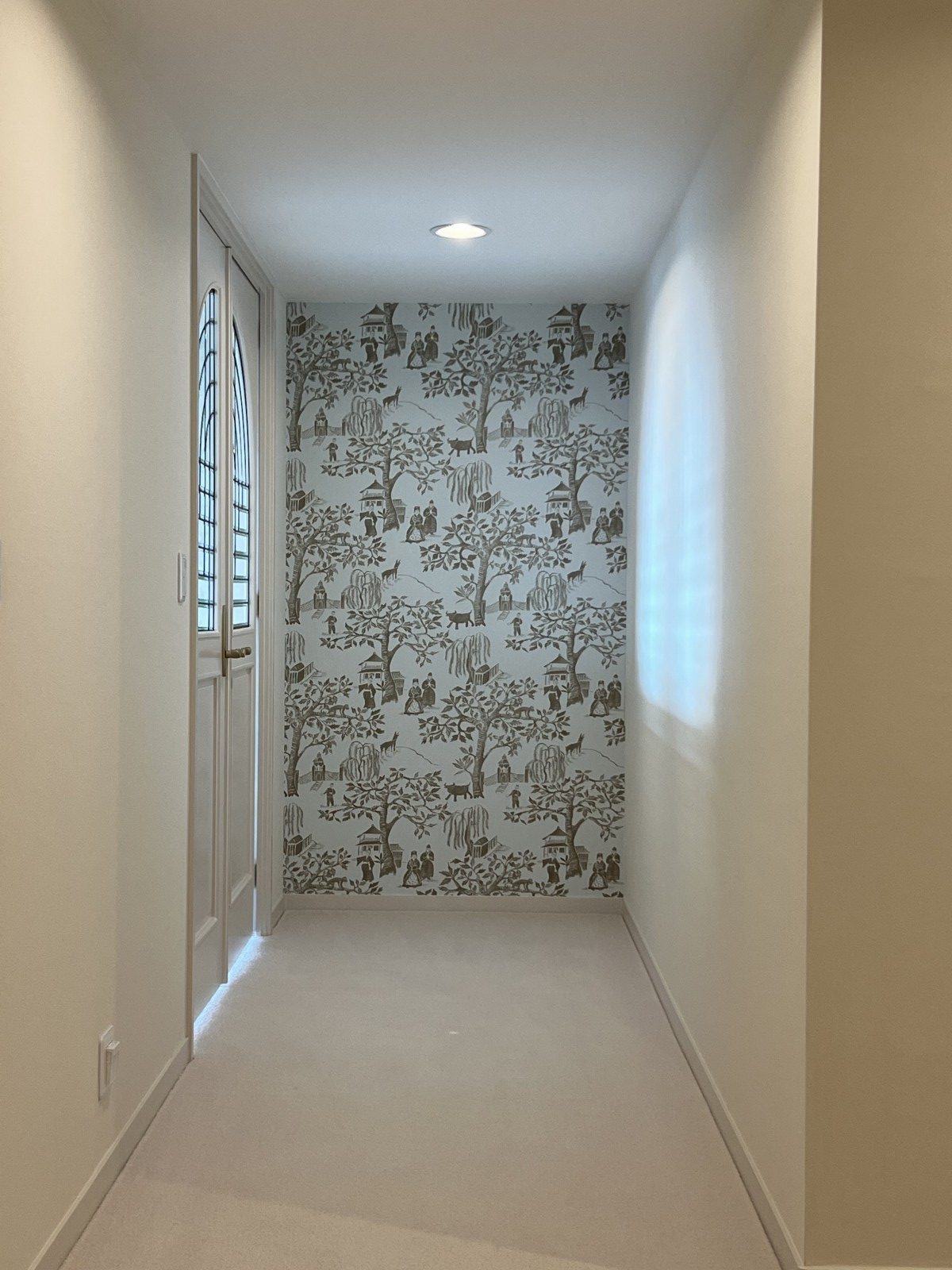 廊下の突き当りにはアクセントを！