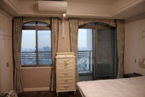 インナーバランスを付けたベットルーム