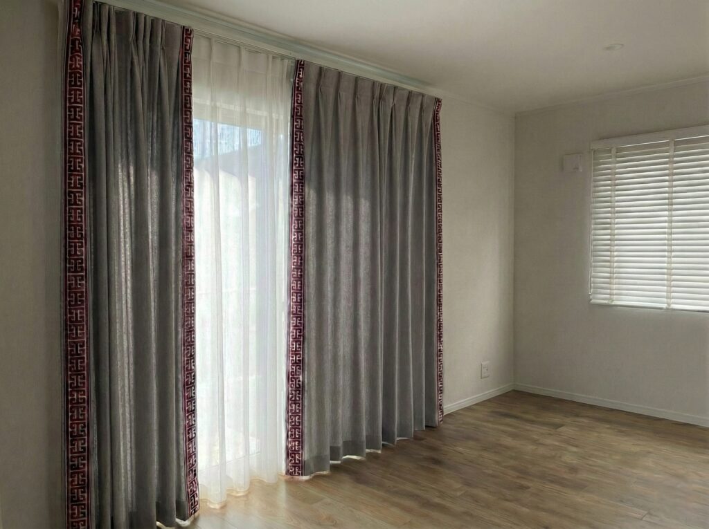 デジタルプリントのオーダーカーテン-港区