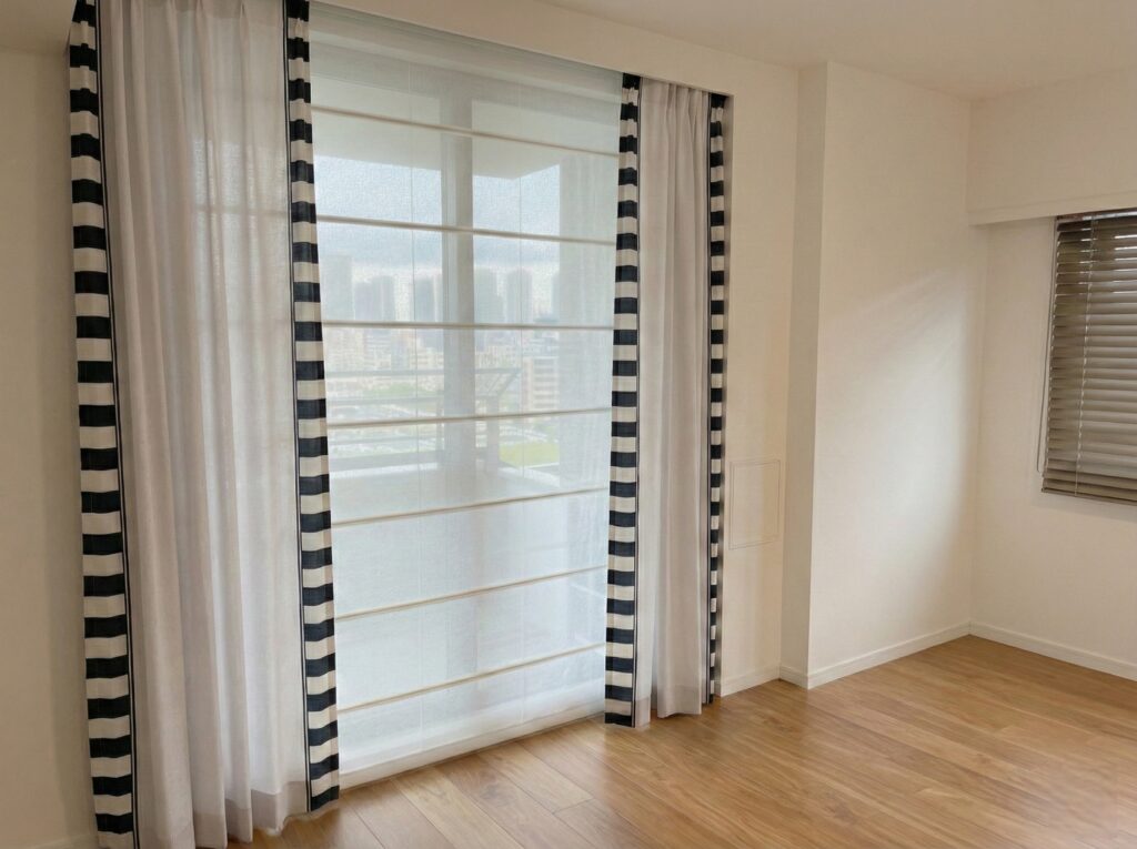 デジタルプリントのオーダーカーテン-渋谷区